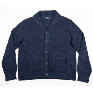 Polo by Ralph Lauren Navy Blue Cardigan Sweater
